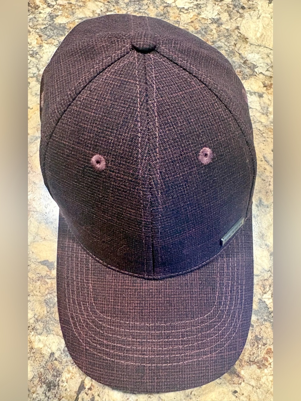 Textured Plum Baseball Cap King & Fifth
